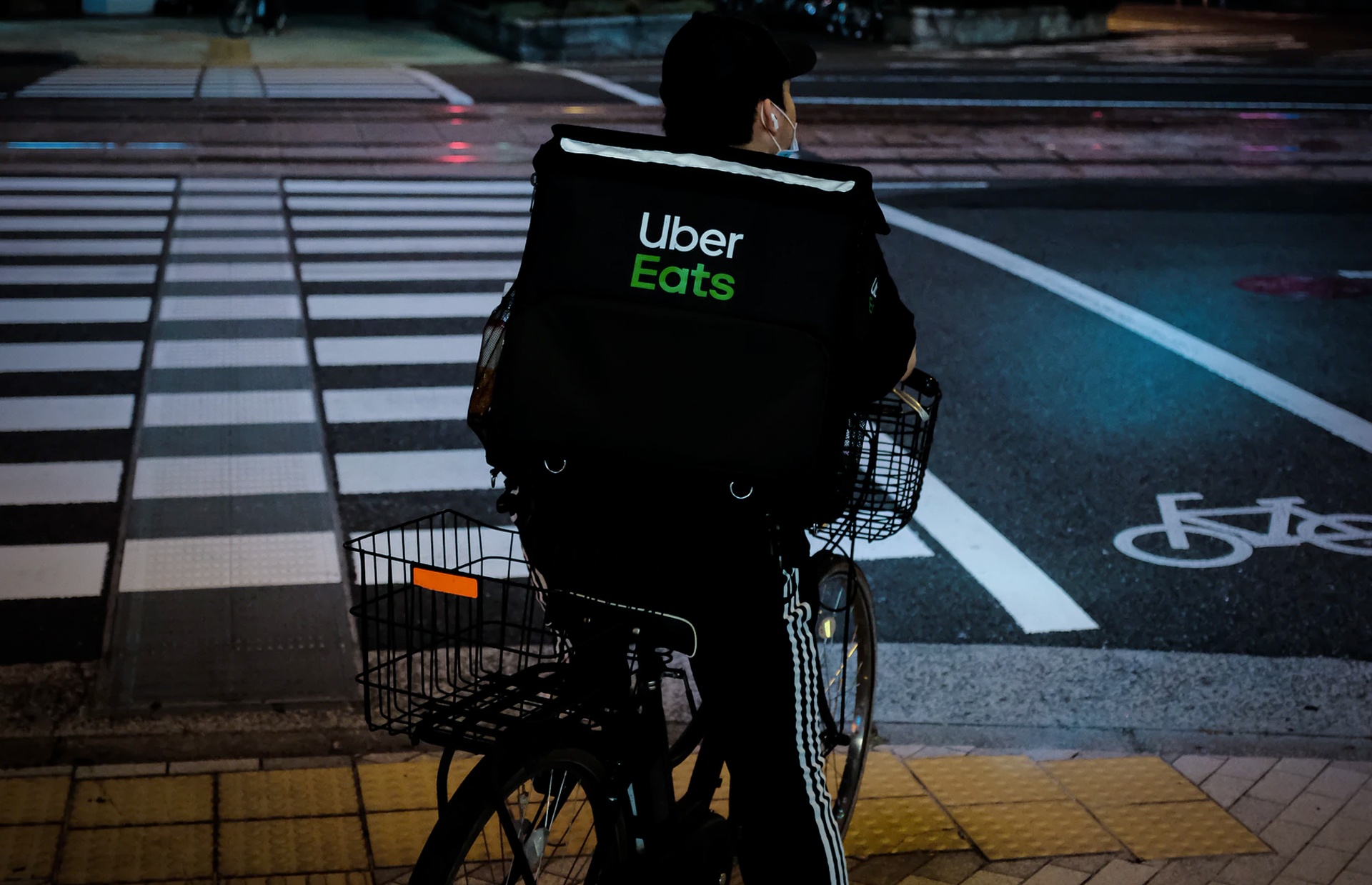 uber eats bicycle delivery pay